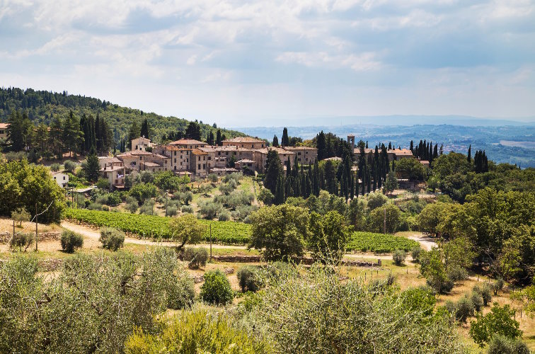 Castellina in Chianti Dorf