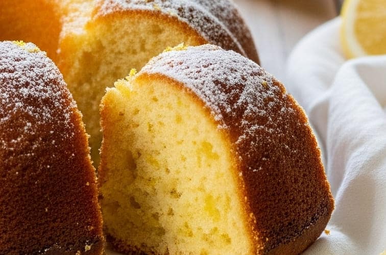Ciambella di limone italienischer Zitronenkuchen