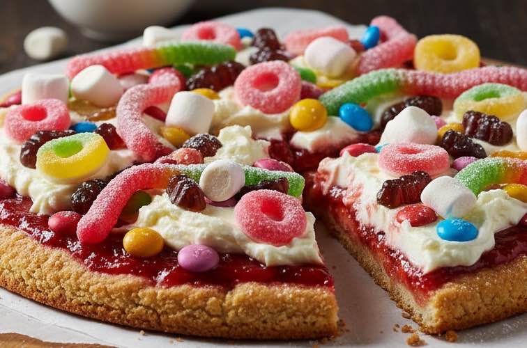 Fruchtgummi Pizza perfekt für den Kindergeburtstag