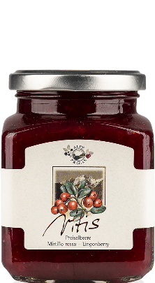 Vitis Fruchtaufstrich Preiselbeere Alpe Pragas 335g