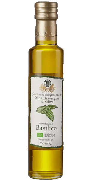 Olio Extravergine di Oliva al Basilico/mit Basilikum BIO Calvi 0,25L - 0,25 L Olio Extravergine di Oliva al Basilico/mit Basilikum BIO Calvi 0,25L - 0,25 L