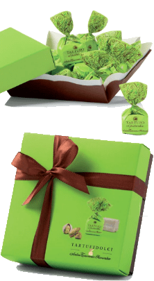 Antica Torroneria Piemontese Tartufo al Pistacchio Geschenkpackung - 125 g Antica Torroneria Piemontese Tartufo al Pistacchio Geschenkpackung - 125 g