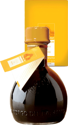 Il Borgo del Balsamico Etichetta Gialla Condimento del Borgo Invecchiato 250ml - 0,25 L Il Borgo del Balsamico Etichetta Gialla Condimento del Borgo Invecchiato 250ml - 0,25 L