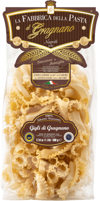 La Fabbrica della Pasta Pasta di Gragnano IGP Gigli di Gragnano 500g - 500 g La Fabbrica della Pasta Pasta di Gragnano IGP Gigli di Gragnano 500g - 500 g