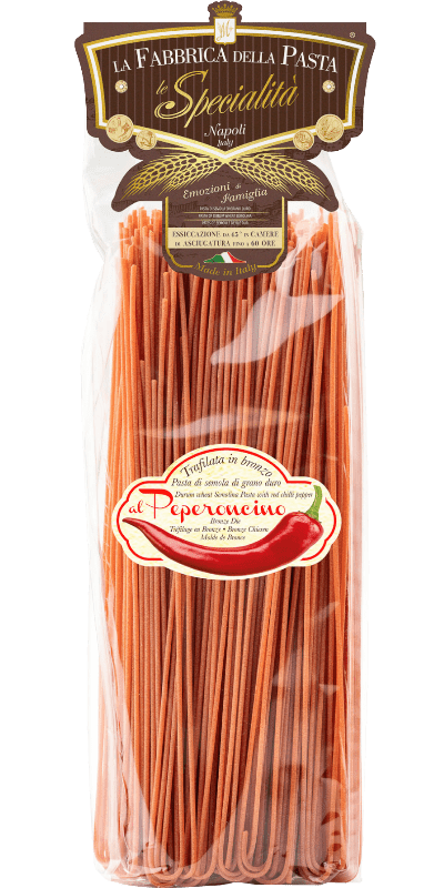 La Fabbrica della Pasta Pasta di Gragnano IGP Spaghetti al Peperoncino 500g - 500 g La Fabbrica della Pasta Pasta di Gragnano IGP Spaghetti al Peperoncino 500g - 500 g