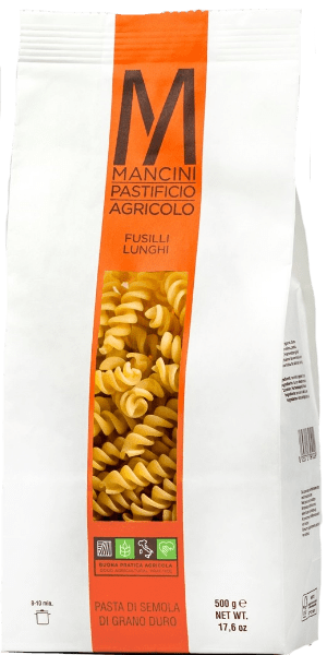 Mancini Fusilli Lunghi 500g Pasta - 500 g Mancini Fusilli Lunghi 500g Pasta - 500 g