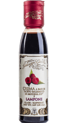 Giuseppe Giusti Crema a base di Aceto Balsamico di Modena IGP al Lampone - mit Himbeere - 0,15 L Giuseppe Giusti Crema a base di Aceto Balsamico di Modena IGP al Lampone - mit Himbeere - 0,15 L