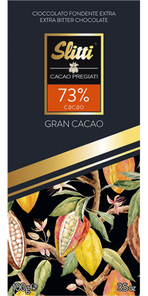 Slitti Cioccolato Gran Cacao 73% Tavoletta 100g - 100 g Slitti Cioccolato Gran Cacao 73% Tavoletta 100g - 100 g