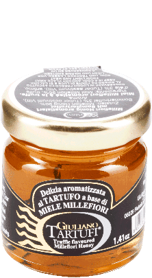 Blütenhonig mit Trüffel Giuliano Tartufi - 65 g Blütenhonig mit Trüffel Giuliano Tartufi - 65 g