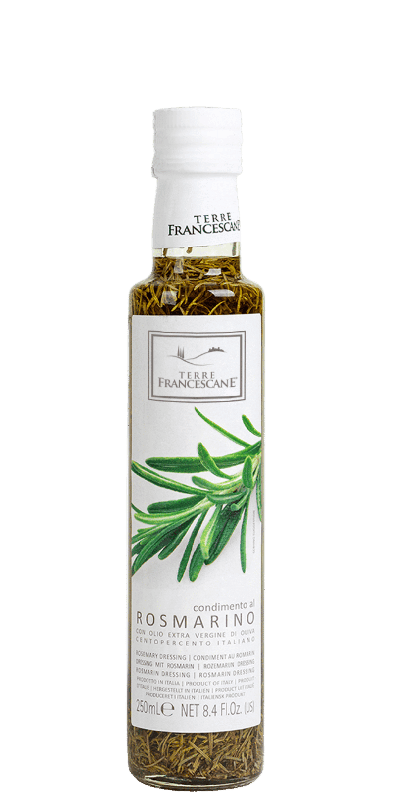 Rosmarin-Würzöl auf Basis von Olivenöl Extra Vergine - Terre Francescane - 0,25 L