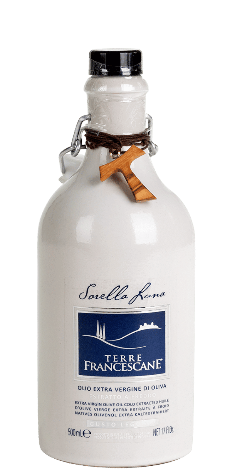 Terre Francescane Sorella Luna Olio Extra Vergine di Oliva - 0,5 L Terre Francescane Sorella Luna Olio Extra Vergine di Oliva - 0,5 L