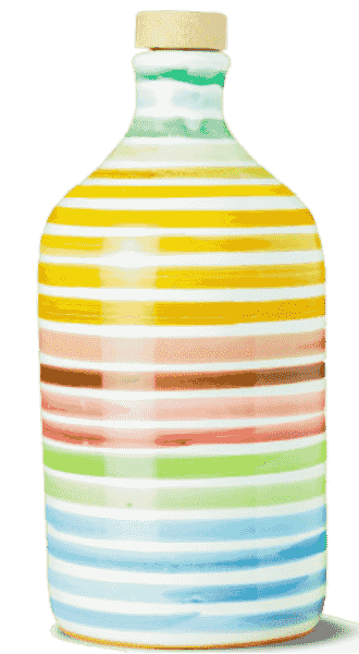 Antico Frantoio Muraglia Keramikflasche Arcobaleno Regenbogen Olio Extra Vergine di Oliva Fruttato Medio - 0,5 L Antico Frantoio Muraglia Keramikflasche Arcobaleno Regenbogen Olio Extra Vergine di Oliva Fruttato Medio - 0,5 L