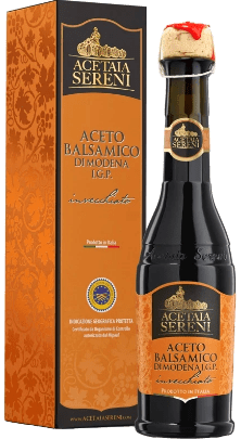 Acetaia Sereni Aceto Balsamico di Modena IGP Invecchiato Etichetta Arancione CILIEGIO - 0,25 L Acetaia Sereni Aceto Balsamico di Modena IGP Invecchiato Etichetta Arancione CILIEGIO - 0,25 L