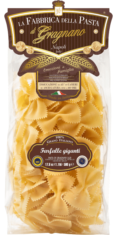 La Fabbrica della Pasta Pasta di Gragnano IGP Le Farfalle Giganti 500g - 500 g La Fabbrica della Pasta Pasta di Gragnano IGP Le Farfalle Giganti 500g - 500 g