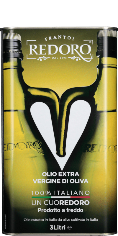 Frantoi Redoro Olio Extra Vergine di Oliva Linea Oro 3 Liter