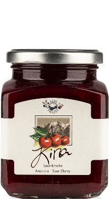 Kira Sauerkirsche Fruchtaufstrich Alpe Pragas - 335 g Kira Sauerkirsche Fruchtaufstrich Alpe Pragas - 335 g