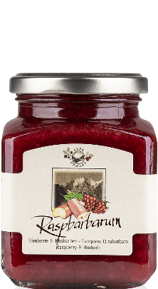Alpe Pragas Raspbarbarum Fruchtaufstrich Rhabarber und Himbeere 335g - 335 g Alpe Pragas Raspbarbarum Fruchtaufstrich Rhabarber und Himbeere 335g - 335 g
