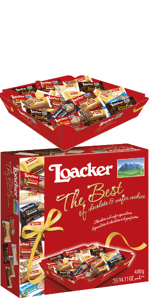 The Best of Chocolate &Wafer Cookies Loacker 400g - 400 g The Best of Chocolate &Wafer Cookies Loacker 400g - 400 g