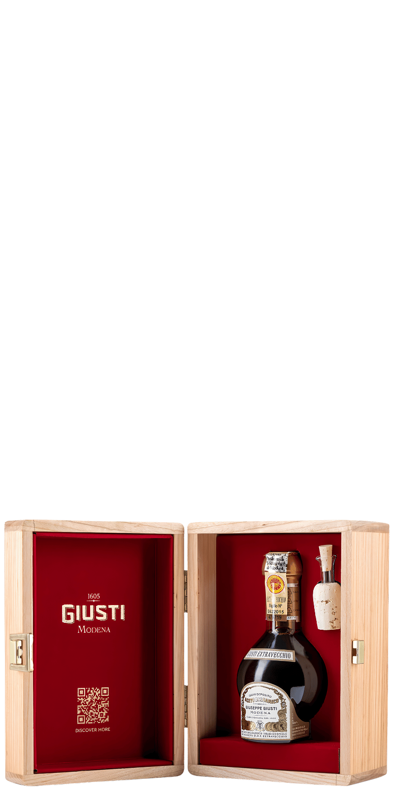 Aceto Balsamico Tradizionale Extravecchio DOP Holzbox - Giuseppe Giusti - 0,1 L Aceto Balsamico Tradizionale Extravecchio DOP Holzbox - Giuseppe Giusti - 0,1 L