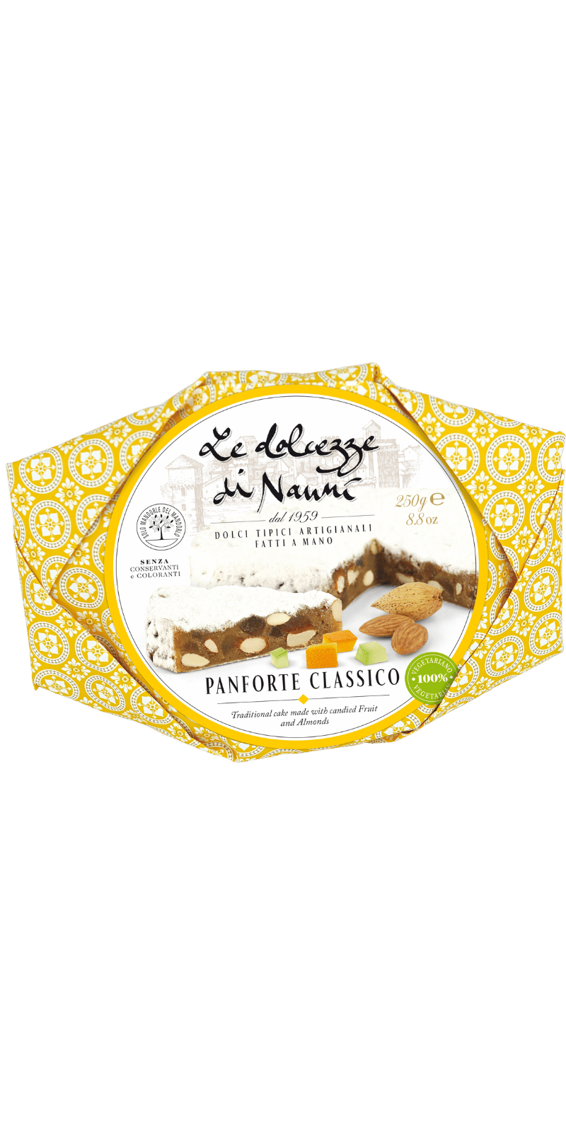 Panforte Classico 250g - Le Dolcezze di Nanni - 250 g / Ohne Jahrgang Panforte Classico 250g - Le Dolcezze di Nanni - 250 g / Ohne Jahrgang